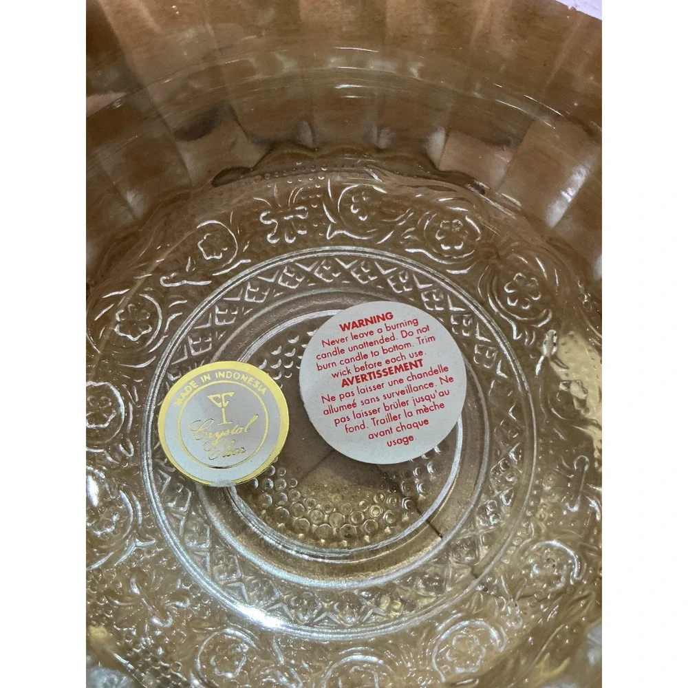 Pair Crystal Clear Trellis 4.5